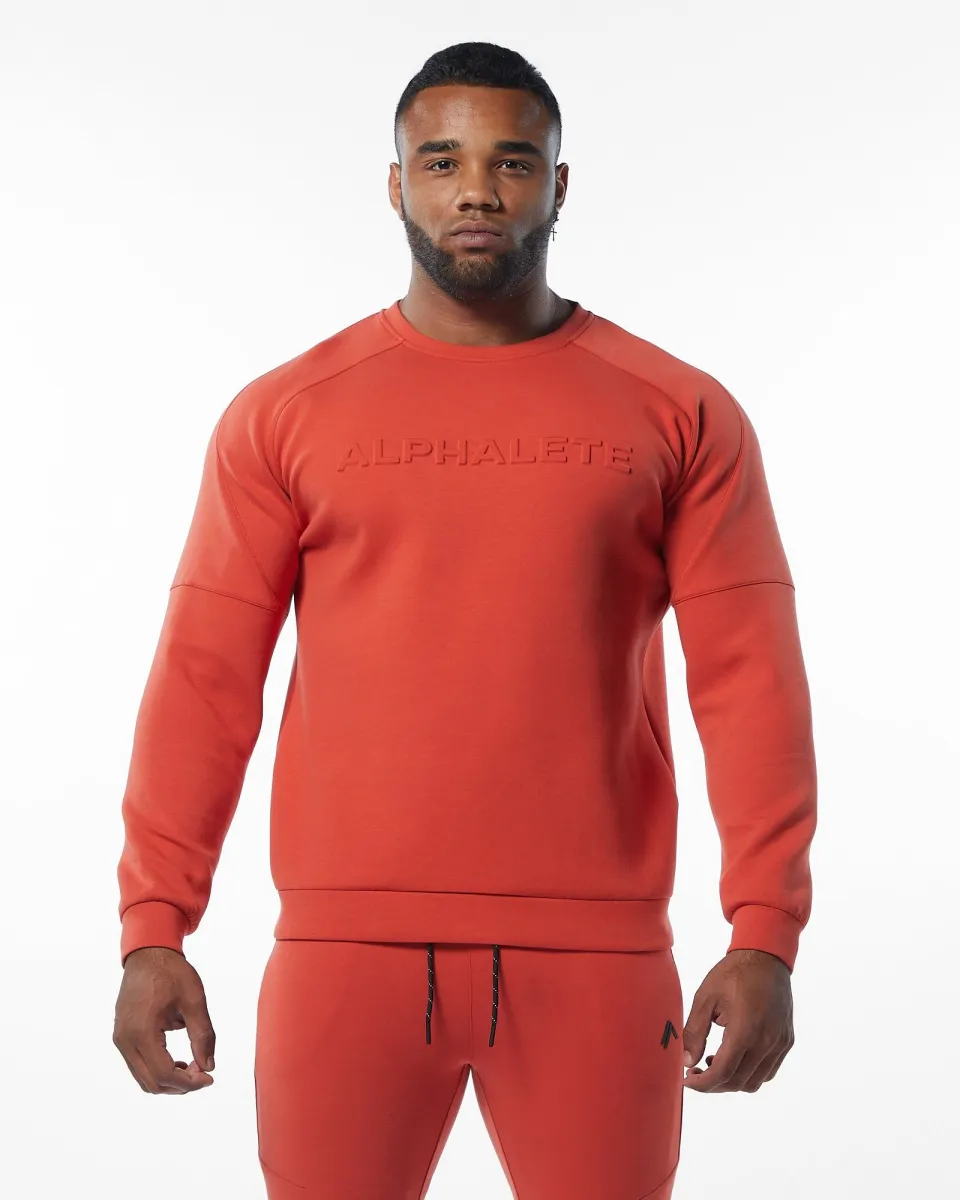 ELMTS Crewneck Sweater - Orange sold by Alphalete