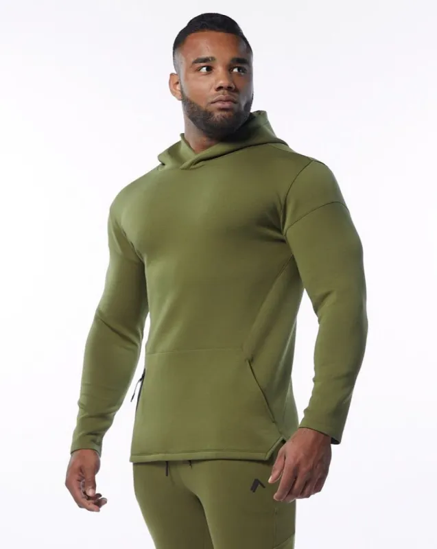 ELMTS Fitted Hoodie - Olive sold by Alphalete