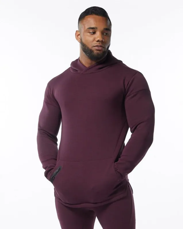 ELMTS Fitted Hoodie - Merlot sold by Alphalete