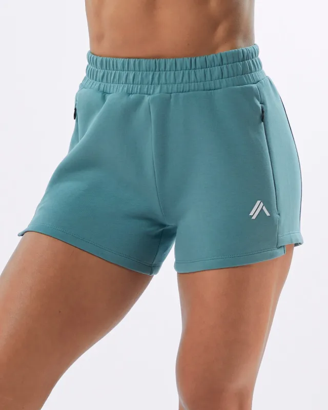 ELMTS Athletic Short 3.5" - Teal sold by Alphalete