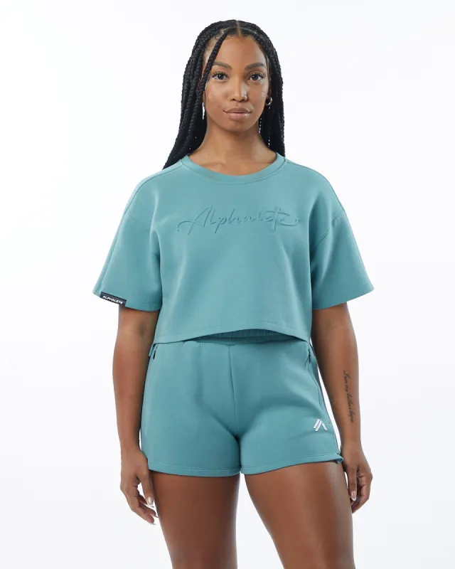ELMTS Half Sleeve Pullover - Teal sold by Alphalete