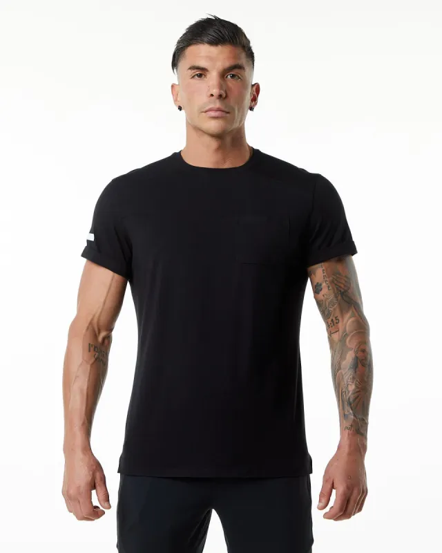 Evo Pocket Tee - Black sold by Alphalete