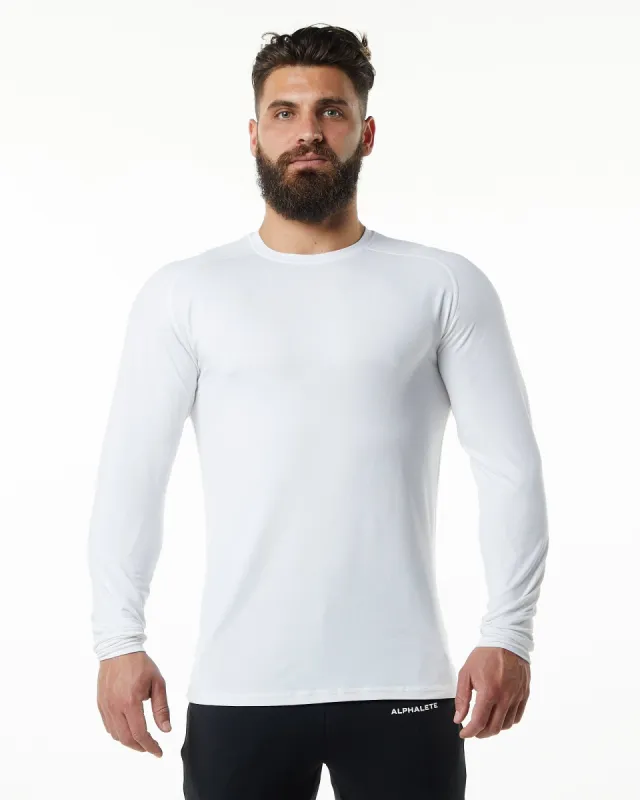 Evo Epaulette Tee - White sold by Alphalete