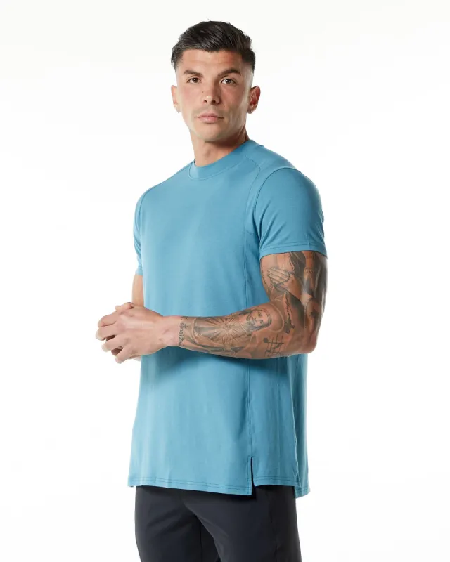 Evo Tee - Blue Lagoon sold by Alphalete