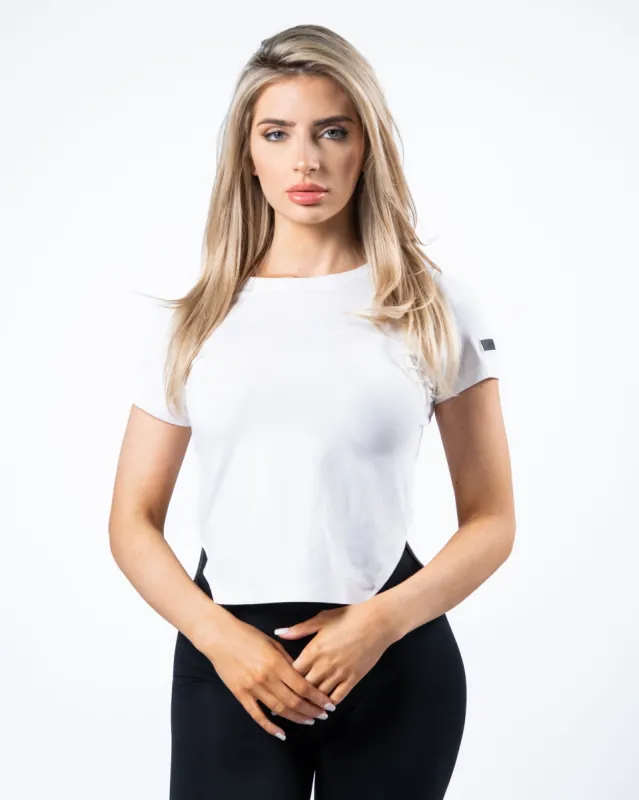 Evo Crop - White sold by Alphalete