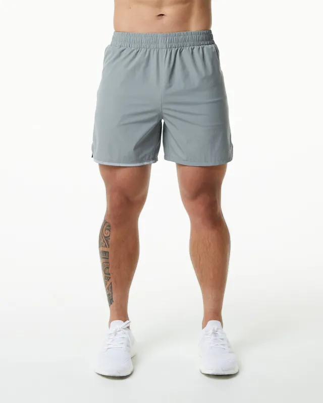 Stride Short - Light Grey sold by Alphalete