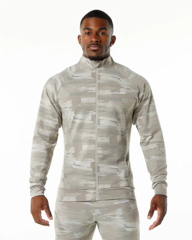 Trace Jacket - Desert Canvas Camo sold by Alphalete