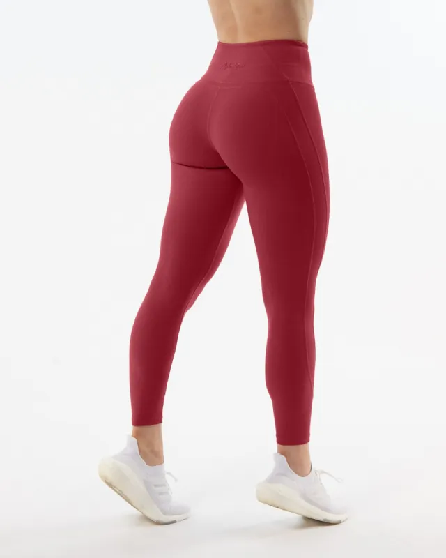 Pulse Surge Legging - Tartan Red sold by Alphalete