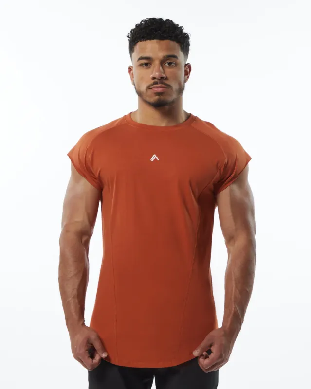 Velocity Sleeveless Tee - Sour Tangerine sold by Alphalete