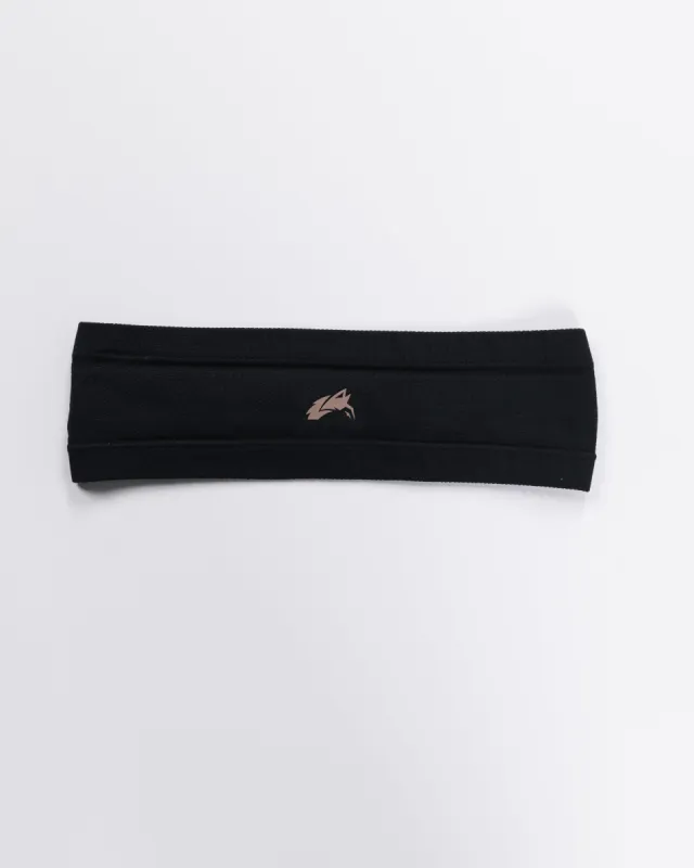Wolf Head Airtech Headband - Black sold by Alphalete