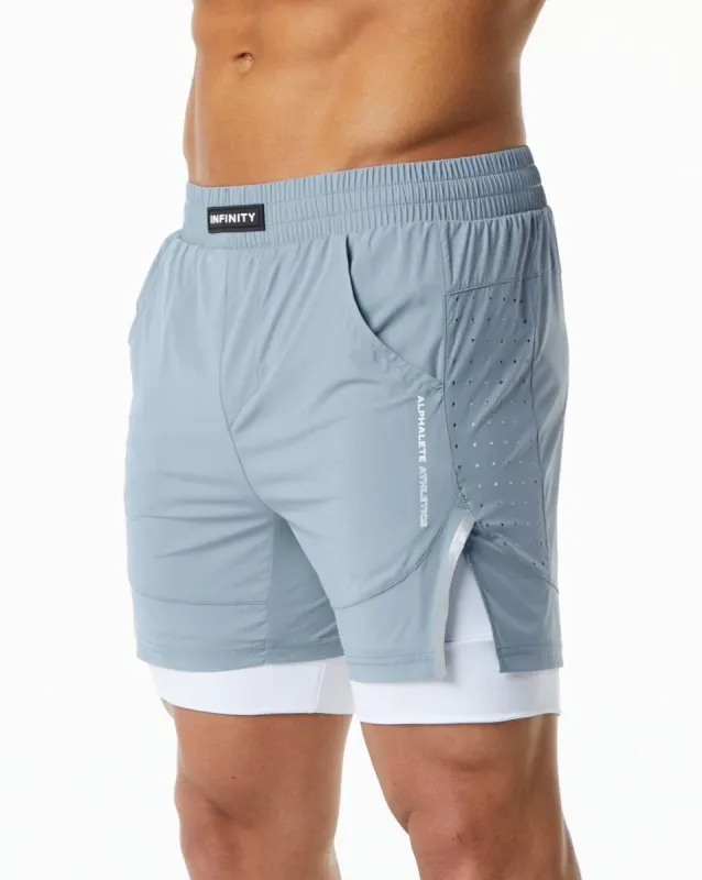 Infinity Speed Short 5.5" - Fog Blue made by Alphalete