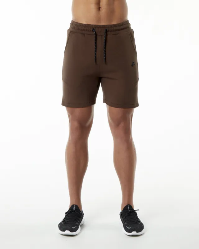 ELMTS Athletic Short 6" - Fudge Brown sold by Alphalete