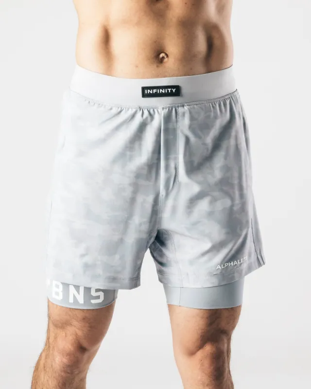Infinity Pro Short - Silver Summit sold by Alphalete