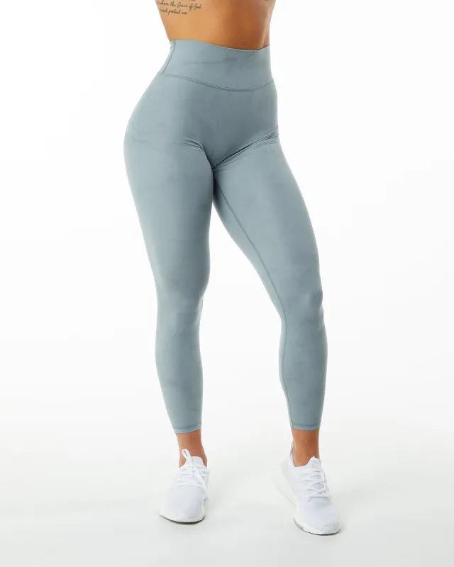Alphalux Wonder Legging 27" - Washed Denim sold by Alphalete