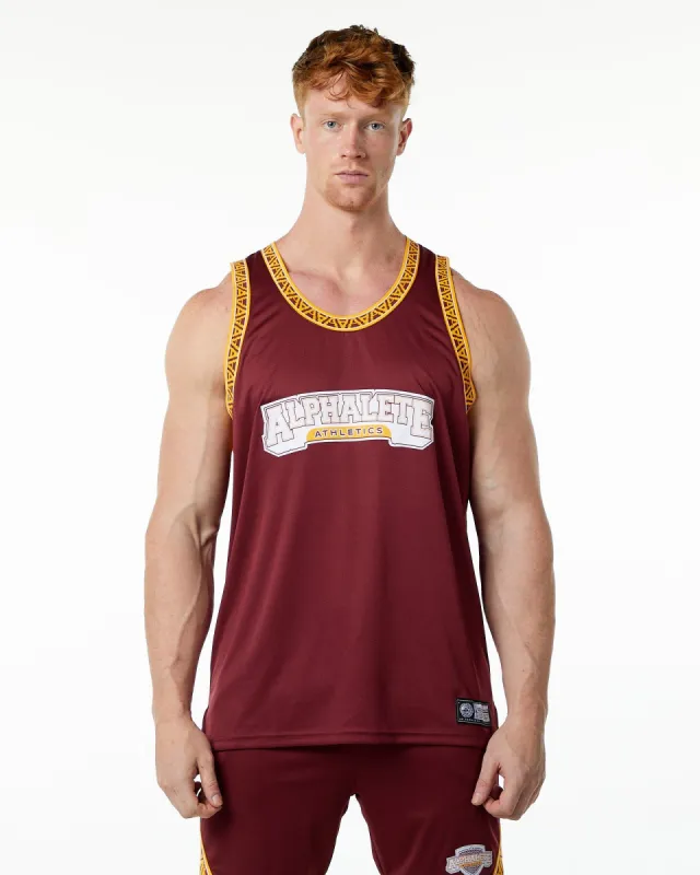 Varsity Basketball Jersey - Crimson sold by Alphalete