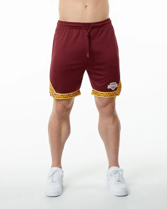 Varsity Basketball Short 9" - Crimson sold by Alphalete
