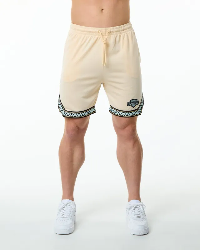 Varsity Basketball Short 9" - Tan sold by Alphalete