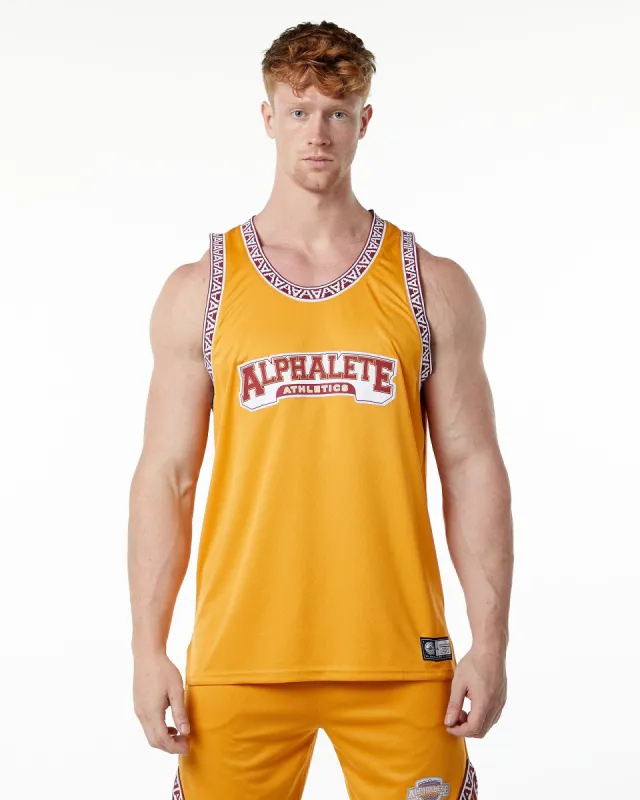 Varsity Basketball Jersey - Marigold sold by Alphalete