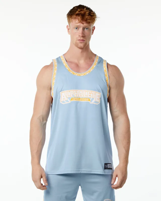 Varsity Basketball Jersey - Light Blue sold by Alphalete