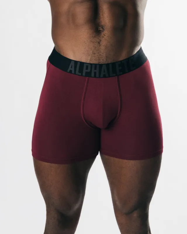 Premium Boxer Brief - Maroon sold by Alphalete