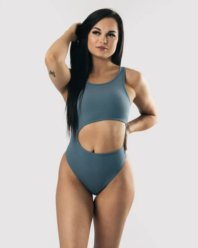 Monarch Bodysuit - Azul sold by Alphalete