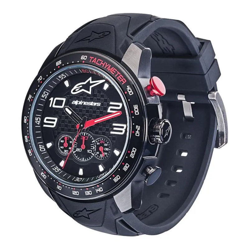 Tech Watch Chrono Black-Black/Black sold by Alpinestars