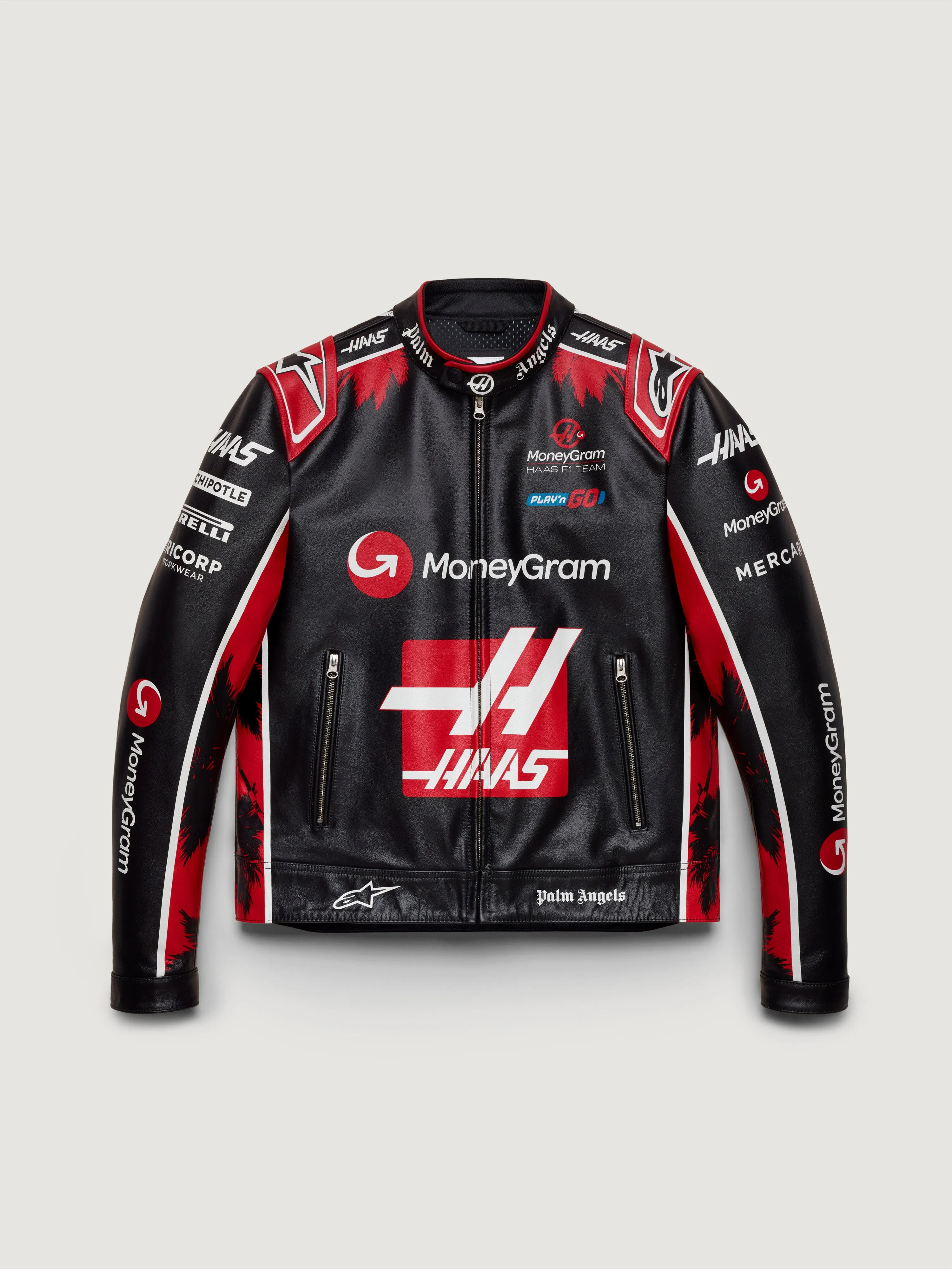PALM ANGELS + ALPINESTARS X MONEYGRAM HAAS F1 TEAM JACKET sold by Alpinestars