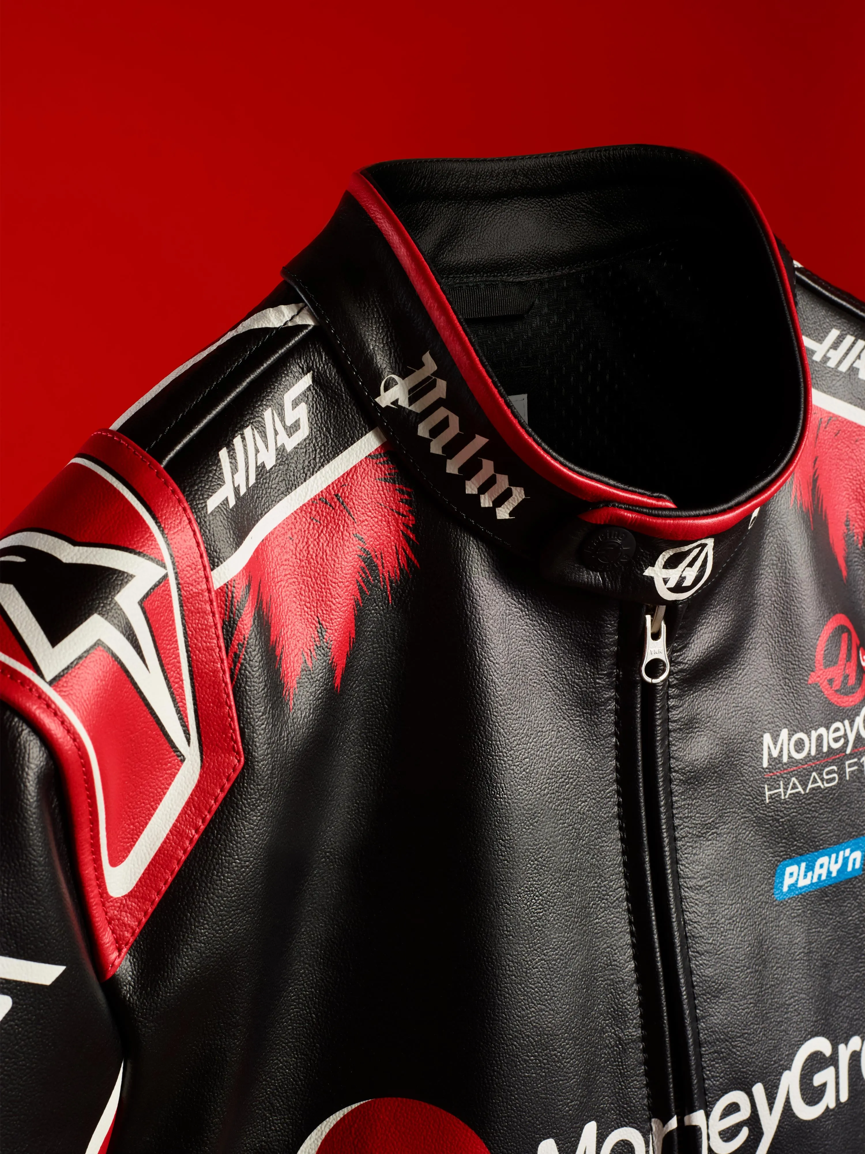 PALM ANGELS + ALPINESTARS X MONEYGRAM HAAS F1 TEAM JACKET sold by Alpinestars product image thumbnail 4
