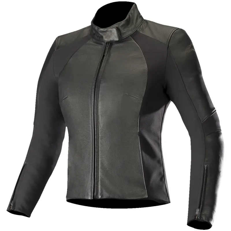 Women Stella Vika V2 Leather Jacket made by Alpine Stars