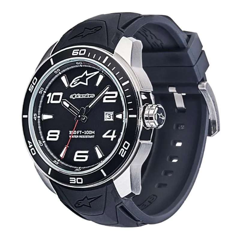 Tech Watch 3H Steel Silicon Steel-Black/Steel sold by Alpinestars