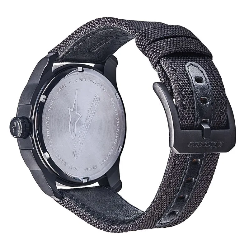 Tech Watch 3H Matt Black Leather-Black Matte/Black sold by Alpinestars product image thumbnail 3