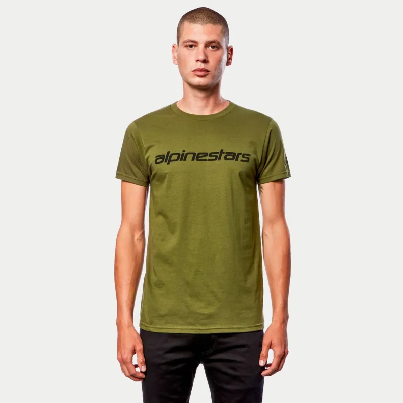 Linear Wordmark Tee sold by Alpinestars