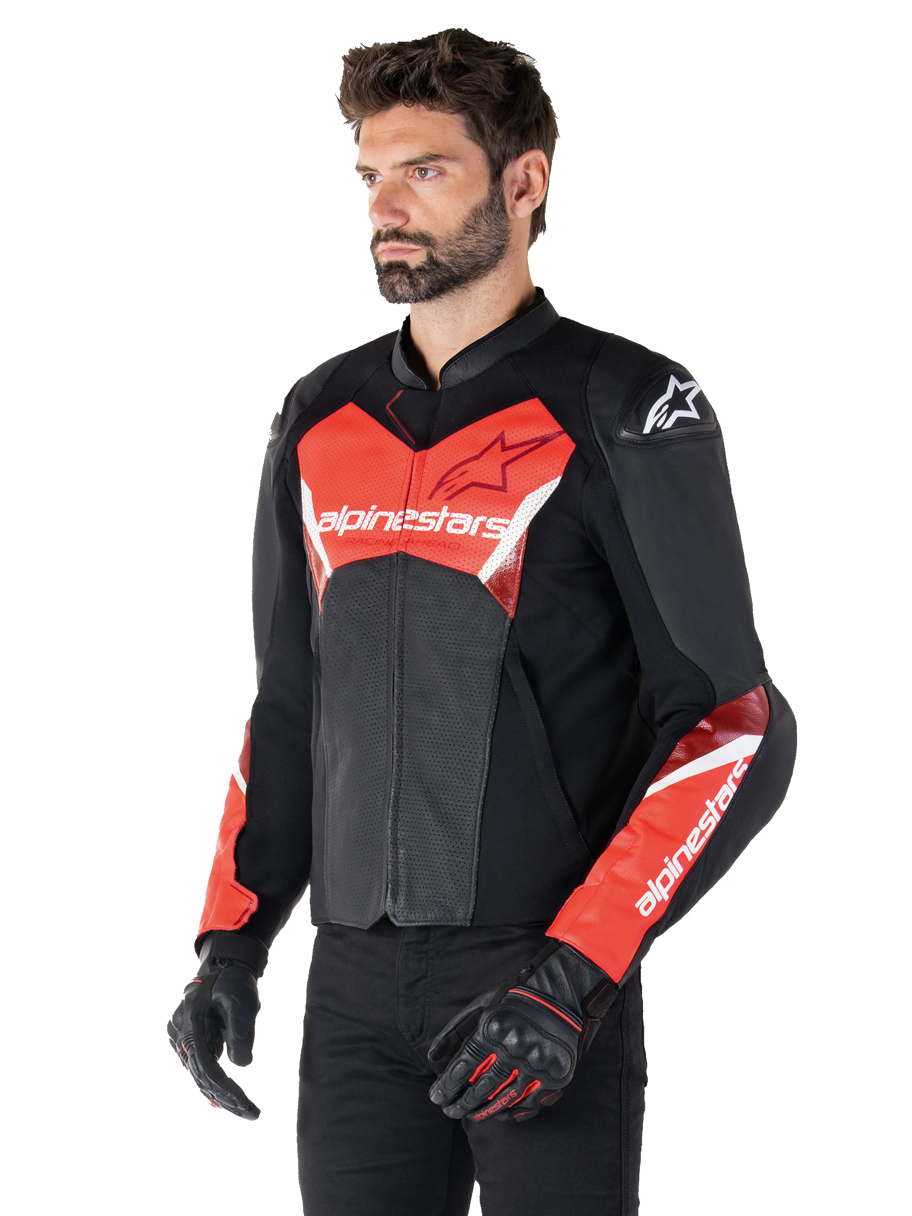 Faster V3 Airflow Leather Jacket sold by Alpine Stars product image thumbnail 2