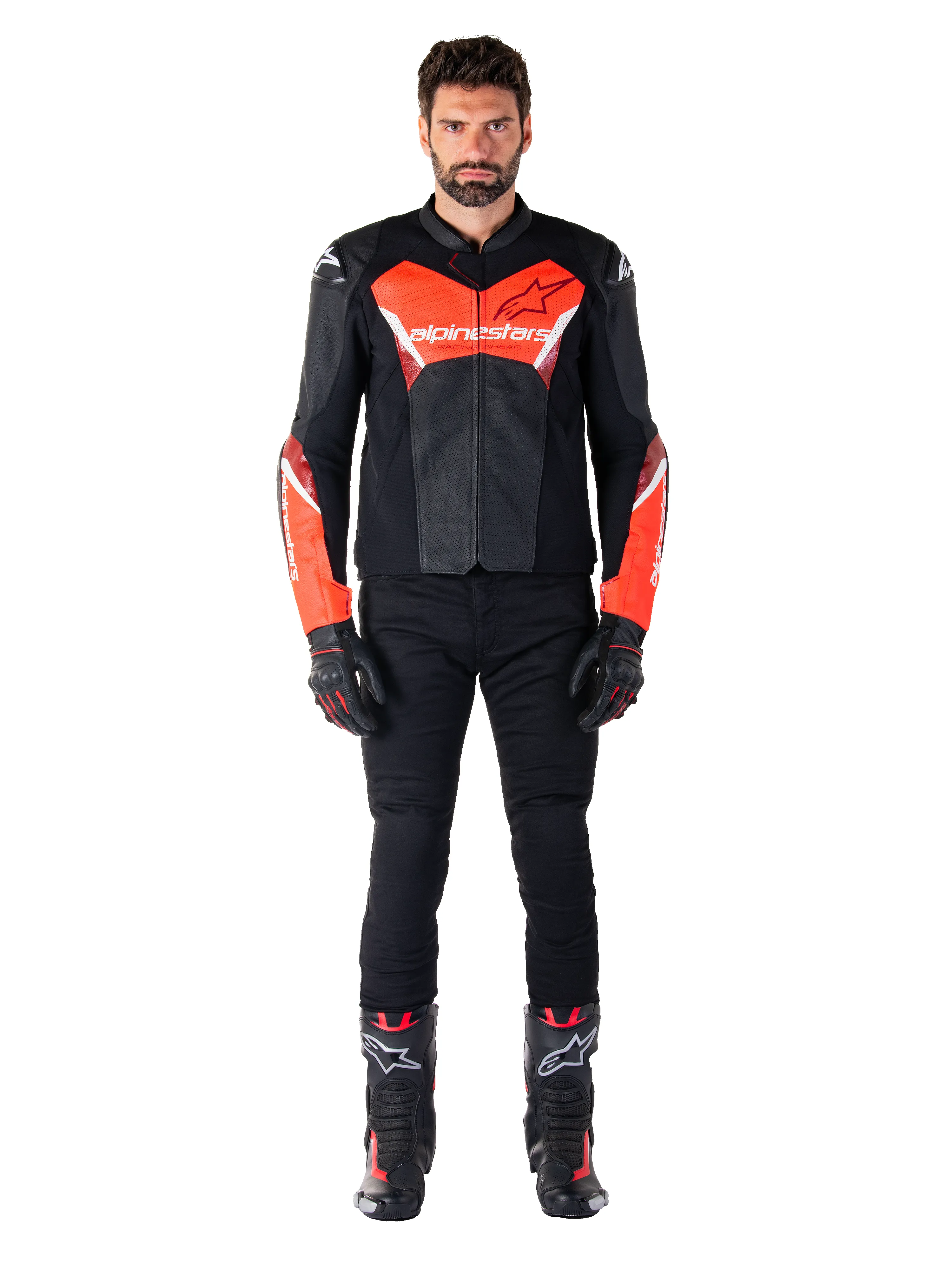 Faster V3 Airflow Leather Jacket sold by Alpine Stars product image thumbnail 5