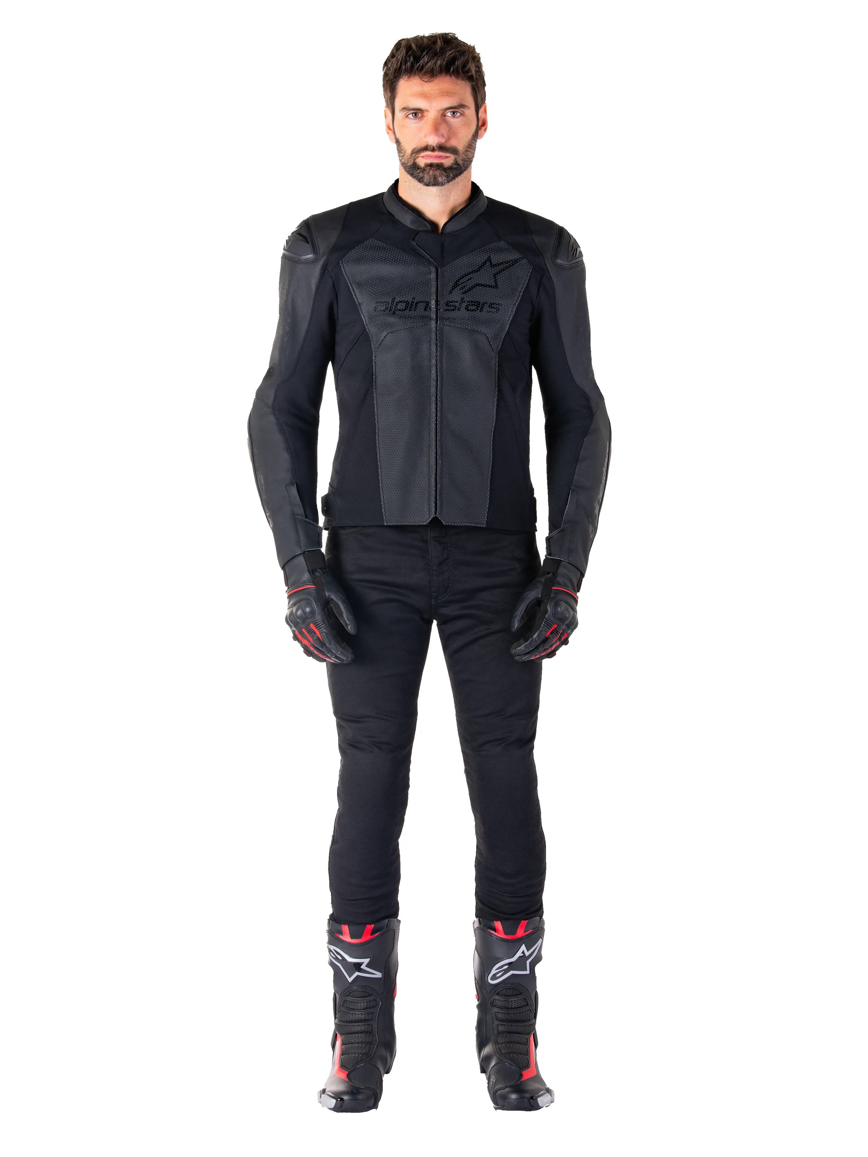 Faster V3 Airflow Leather Jacket sold by Alpine Stars product image thumbnail 5