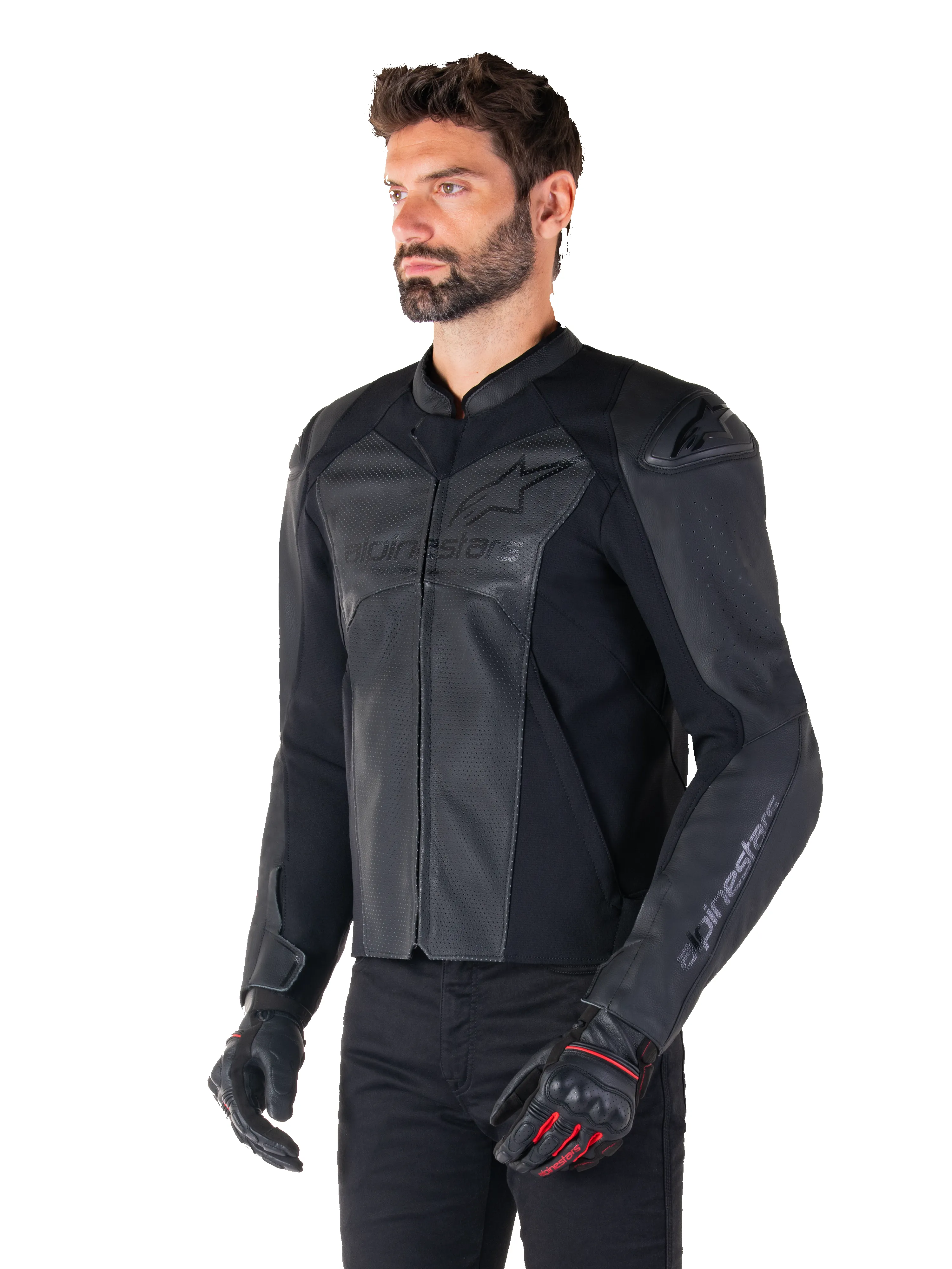 Faster V3 Airflow Leather Jacket sold by Alpine Stars product image thumbnail 2
