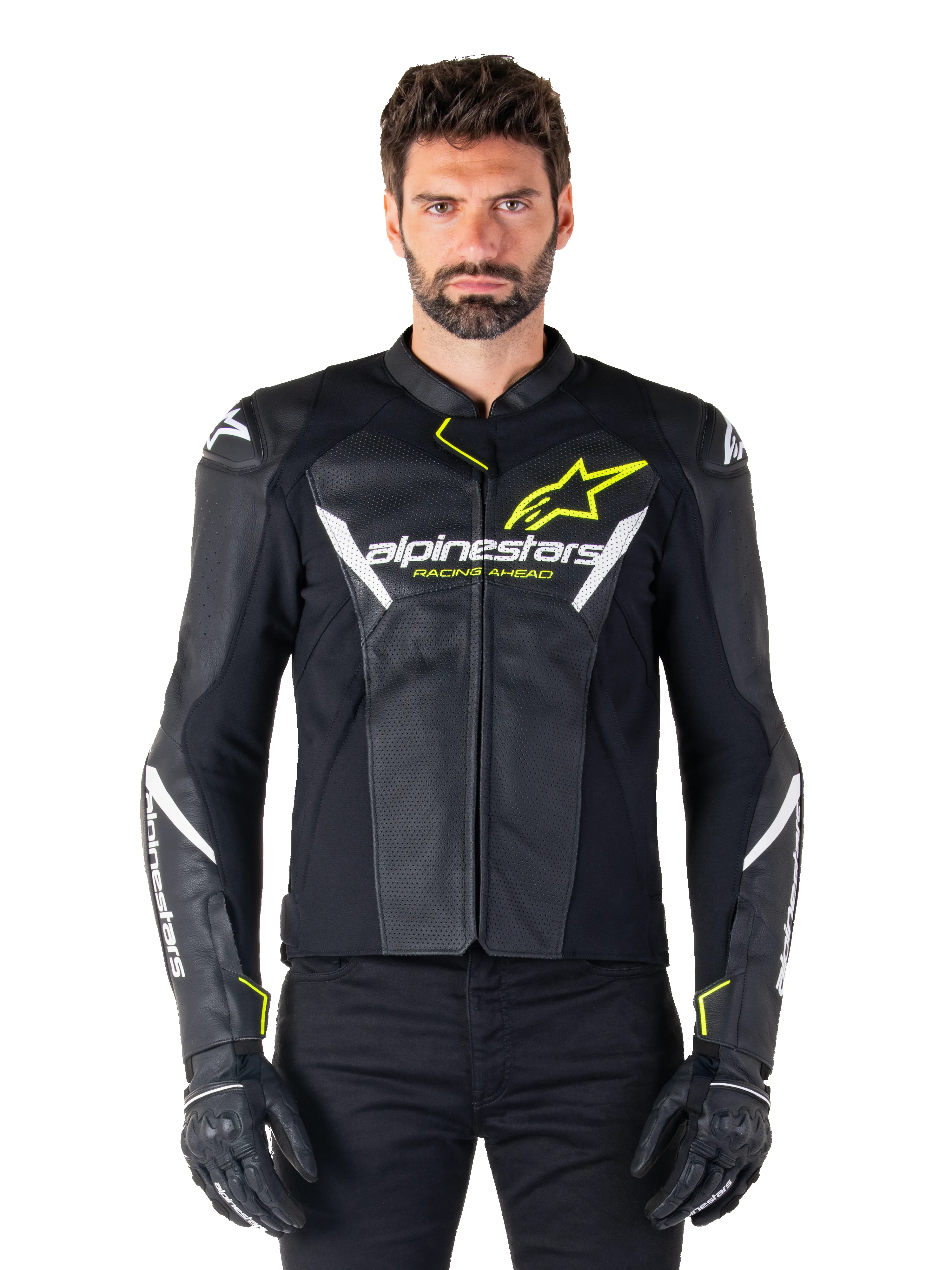 Faster V3 Airflow Leather Jacket sold by Alpine Stars