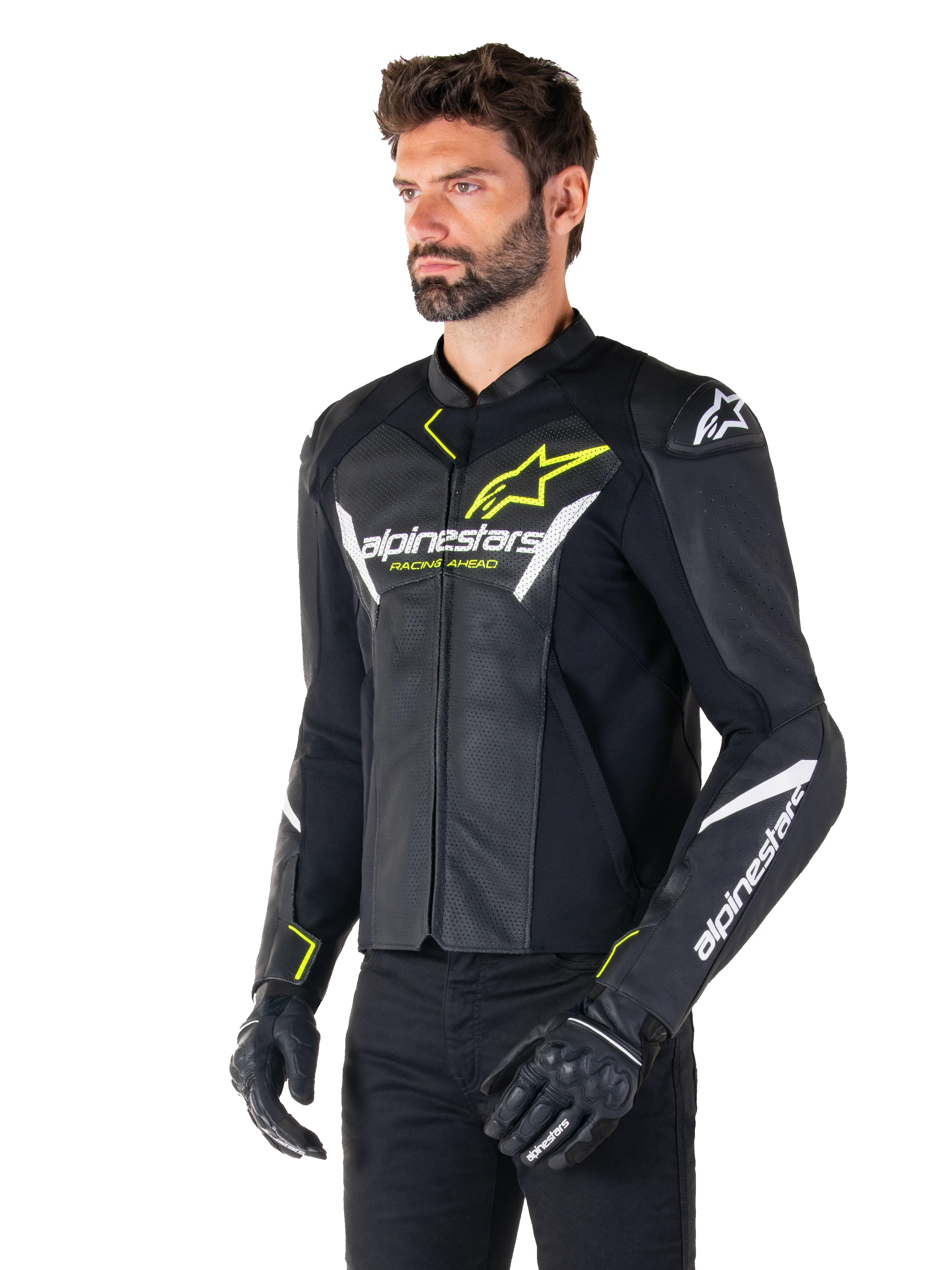 Faster V3 Airflow Leather Jacket sold by Alpine Stars product image thumbnail 2