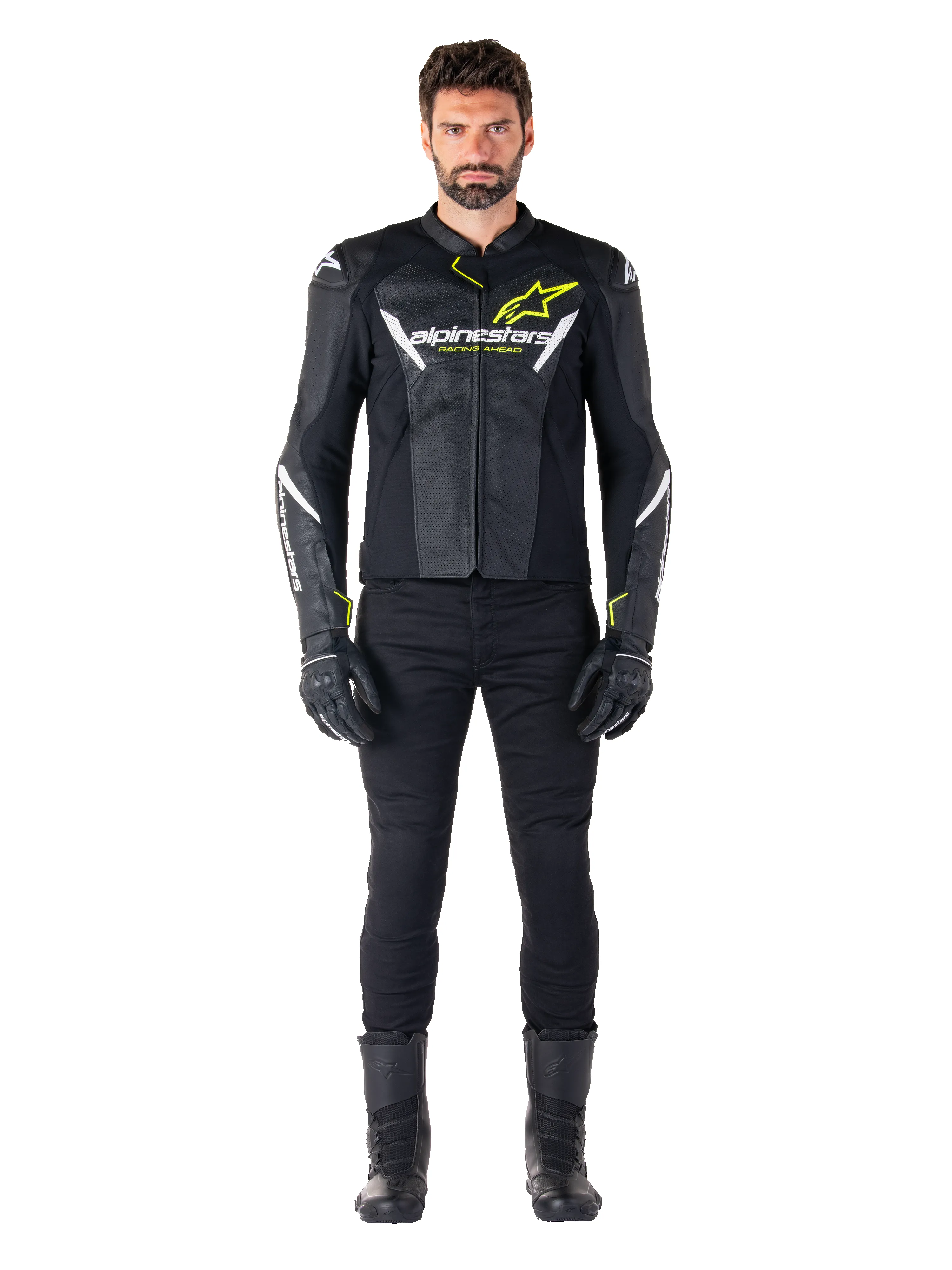 Faster V3 Airflow Leather Jacket sold by Alpine Stars product image thumbnail 5