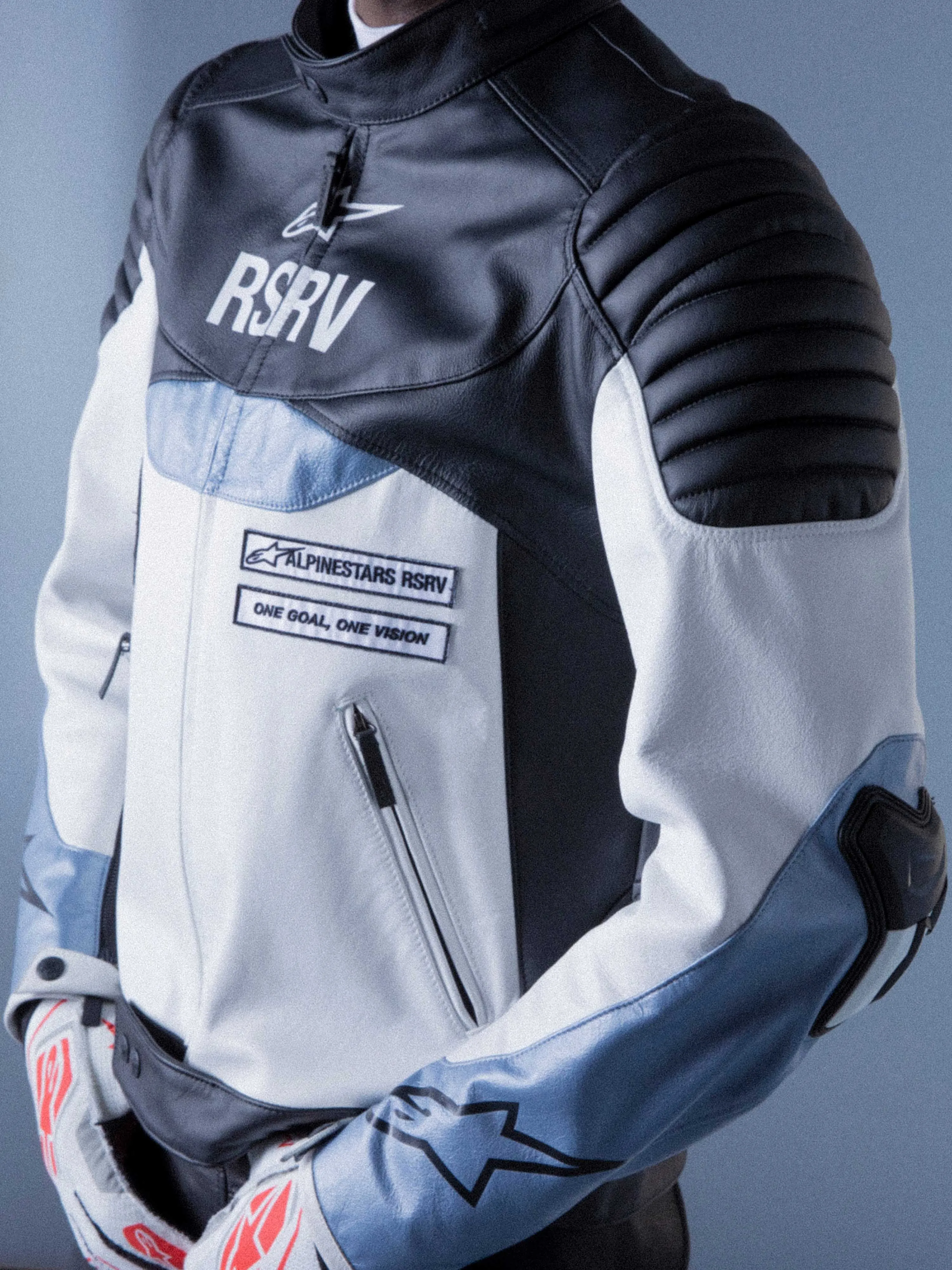 RSRV Threadline Leather Jacket sold by Alpinestars product image thumbnail 2