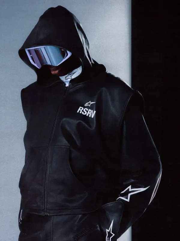 RSRV Axis Leather Hoodie sold by Alpine Stars
