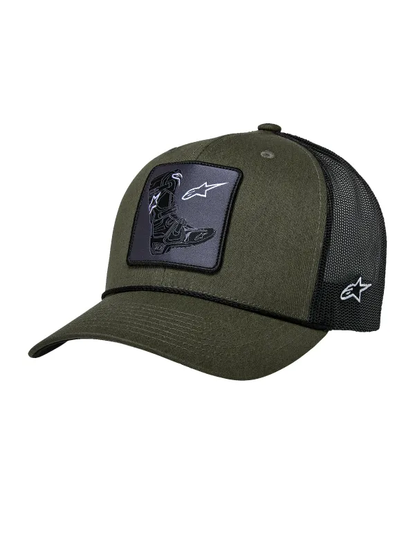 Booted Trucker Hat sold by Alpine Stars
