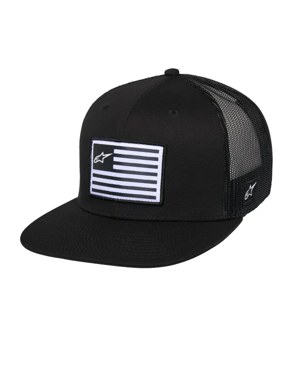 Flag Flat Trucker Hat sold by Alpinestars