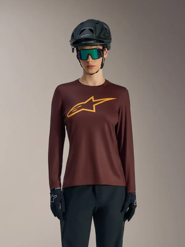 Women Stella A-Dura Ride Jersey - Long Sleeve made by Alpine Stars