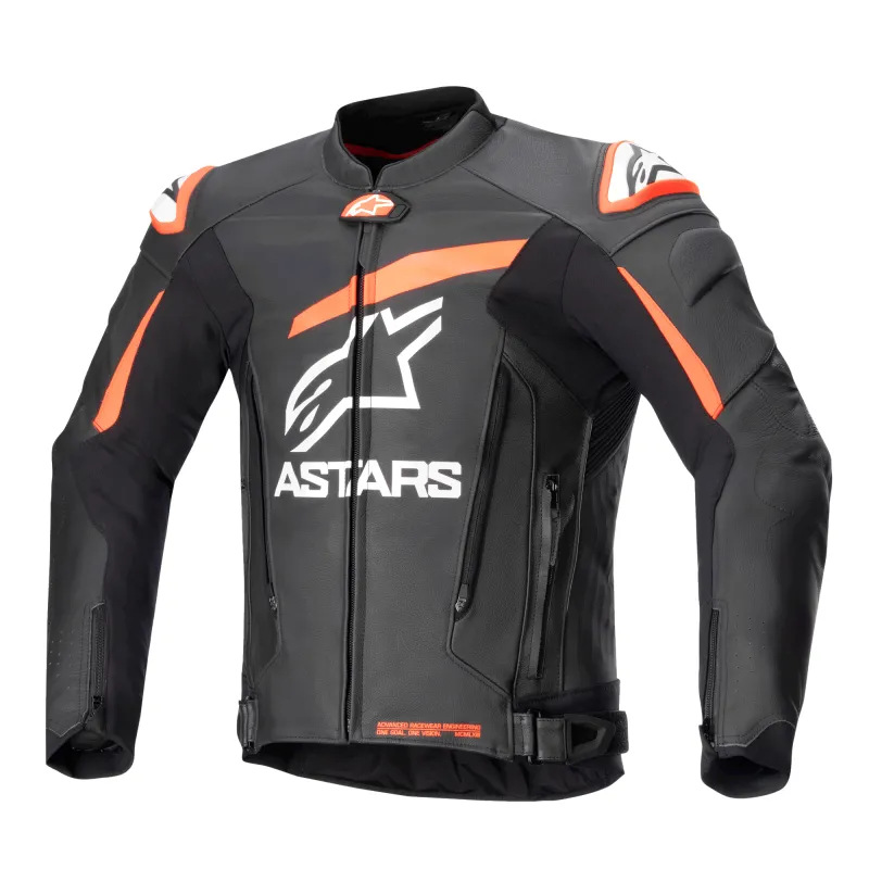 GP Plus V4 Leather Jacket made by Alpine Stars