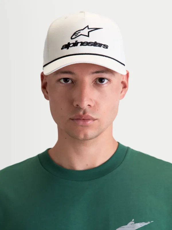 Combo Logo Snapback Hat made by Alpine Stars