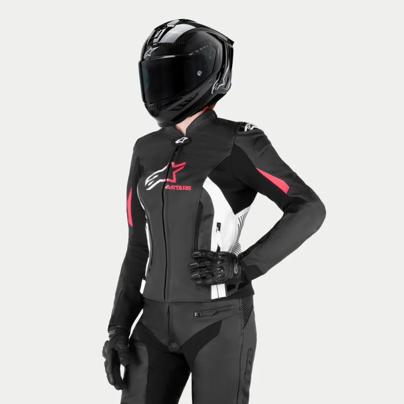 2024 Stella GP Plus V4 Leather Jacket made by Alpine Stars