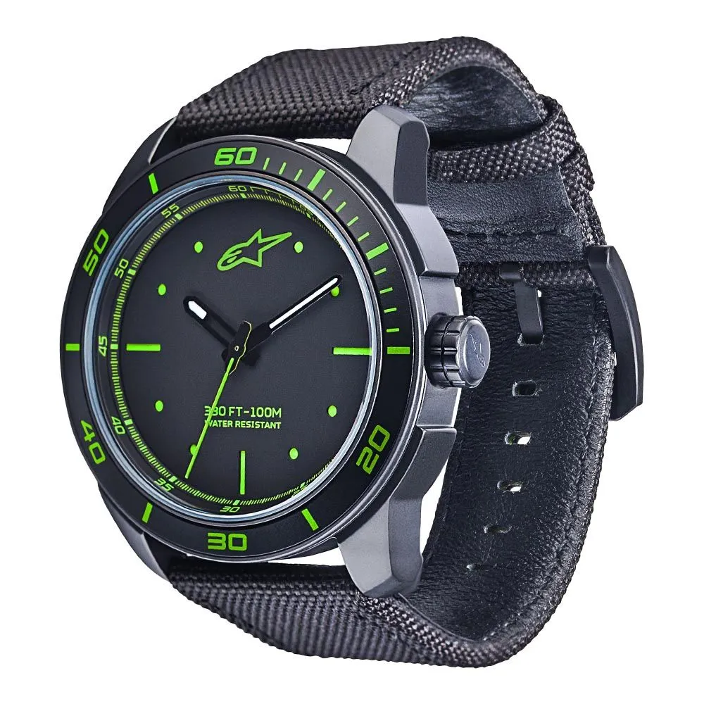 Tech Watch 3H Black-Black/Green sold by Alpinestars
