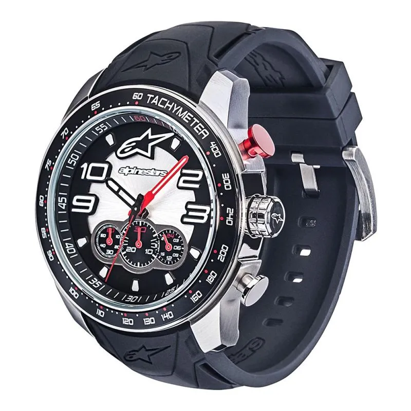 Tech Watch Chrono Steel-Black/Steel sold by Alpinestars