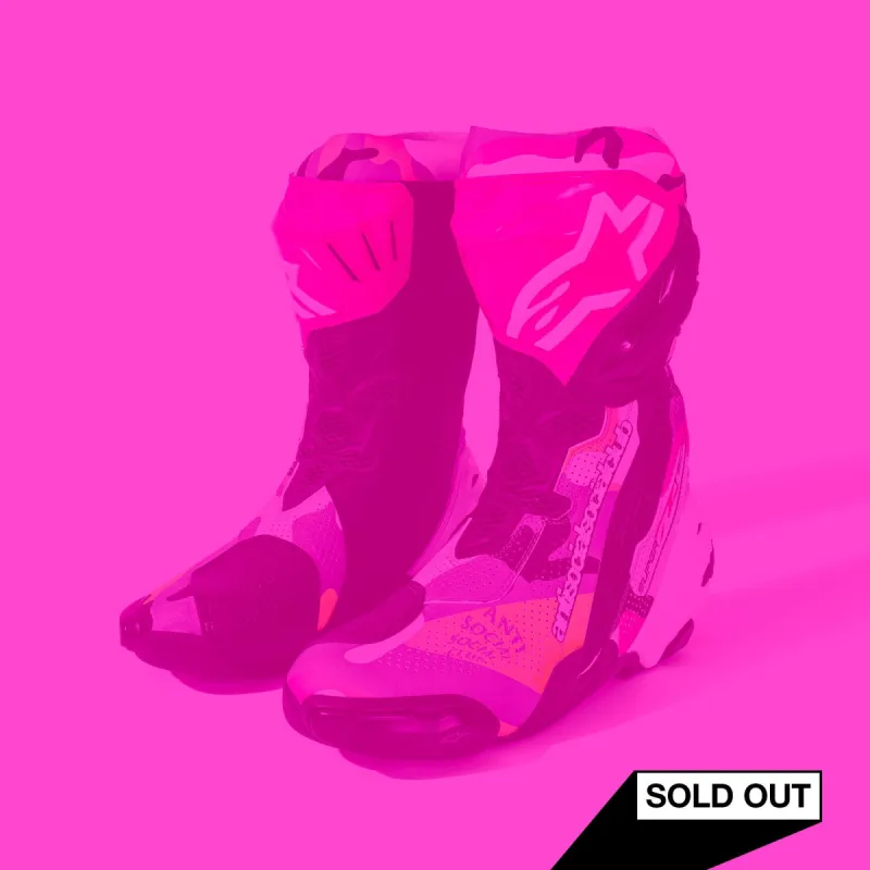 Limited Edition Alpinestars ASSC Supertech R Vented Boots made by Alpine Stars
